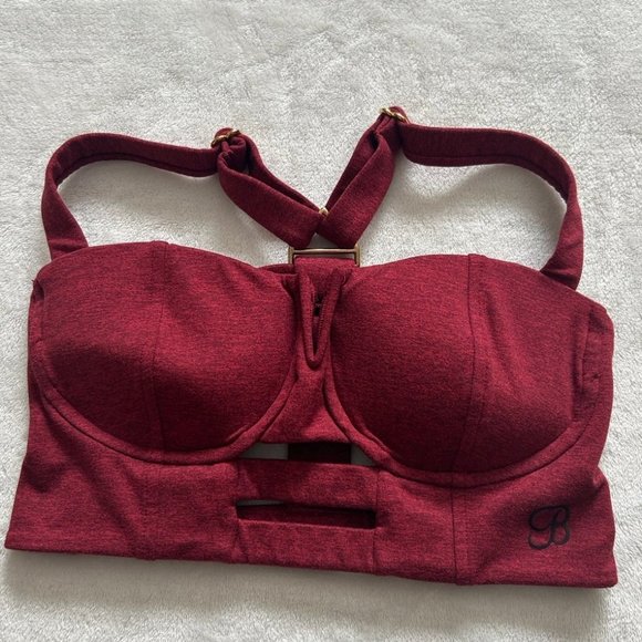 Bombshell Sportswear ruby red buxom bra - Picture 1 of 7